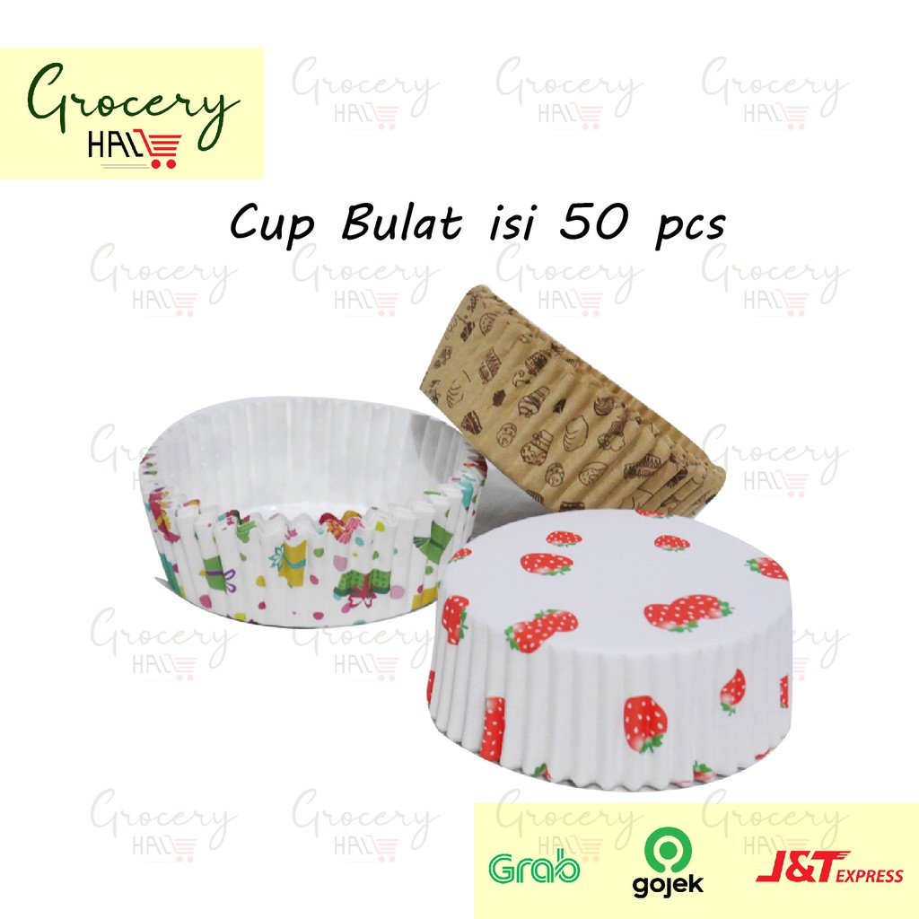 Jual CUP KUE BULAT / PAPERCUP KUE BULAT ( ISI 50 PCS ) | Shopee Indonesia