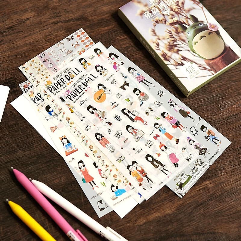 Jual PAPER DOLL Diary Deco Stickers - Sweet Memories (6pcs) | Shopee ...