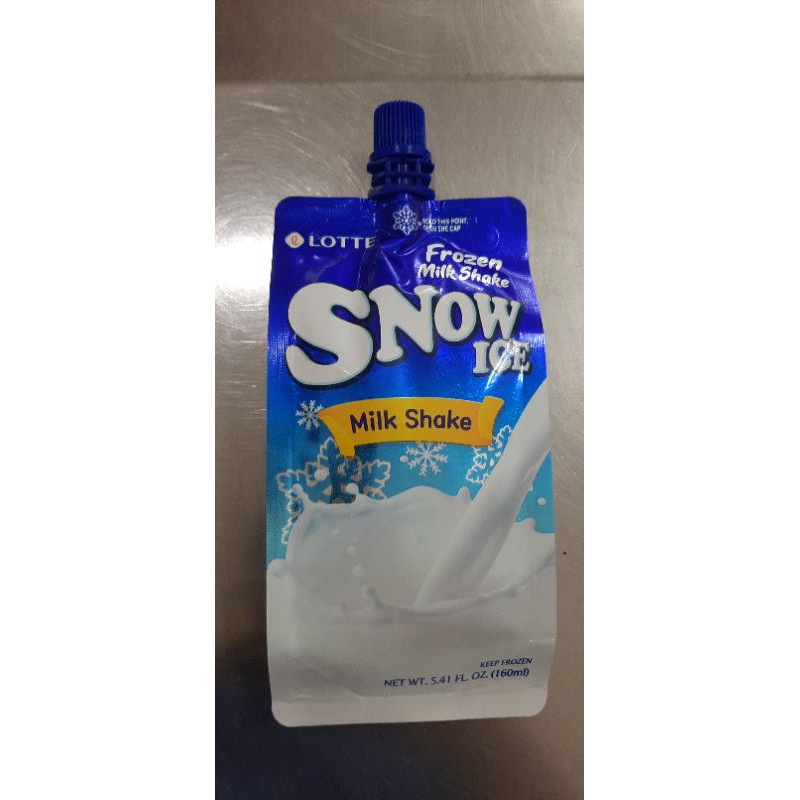 Jual Lotte Snow Ice Milk 160ml Shopee Indonesia