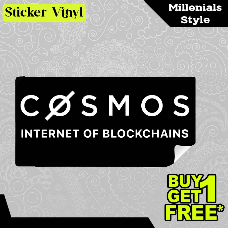 Jual Stiker Sticker Cosmos Atom Crypto Token Gambar Unik Desain Keren ...