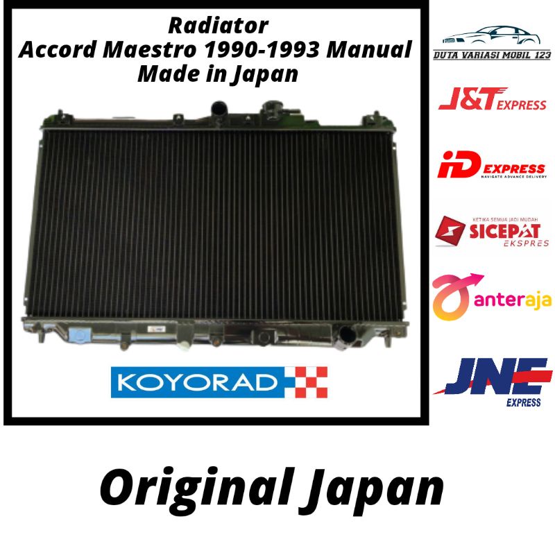 Jual Radiator Accord Maestro 1990 1991 1992 1993 Manual - KOYORAD ...