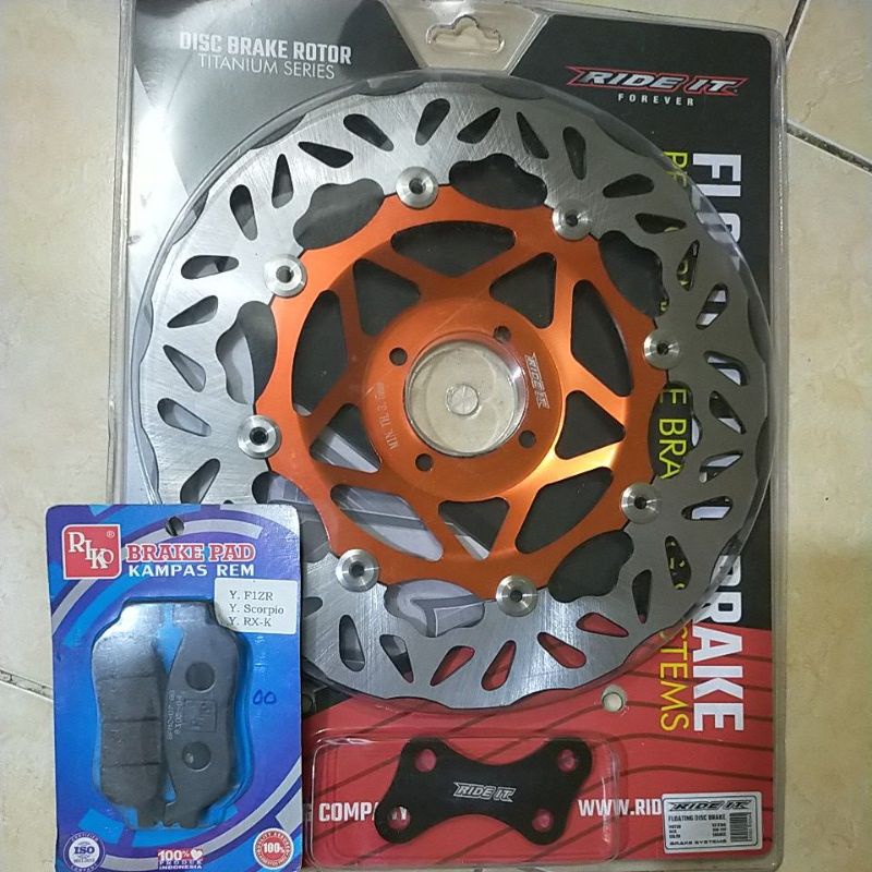 Jual Piringan Disc Cakram Depan Uk Floating Buat Motor Yamaha Rx King Pnp Merk Ride It Free