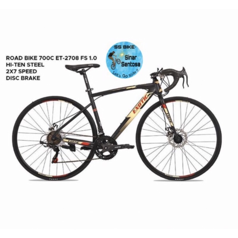 Jual Road Bike (Sepeda Balap) Exotic ET 2708 FS1.0 | Shopee Indonesia