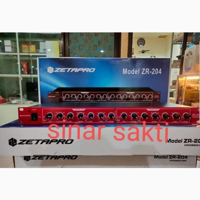 Jual CROSSOVER ZETAPRO ZR204 ZR 204 STEREO 4 WAY PLUS SUBWOOFER Sinarsak71 Ayo Order Shopee