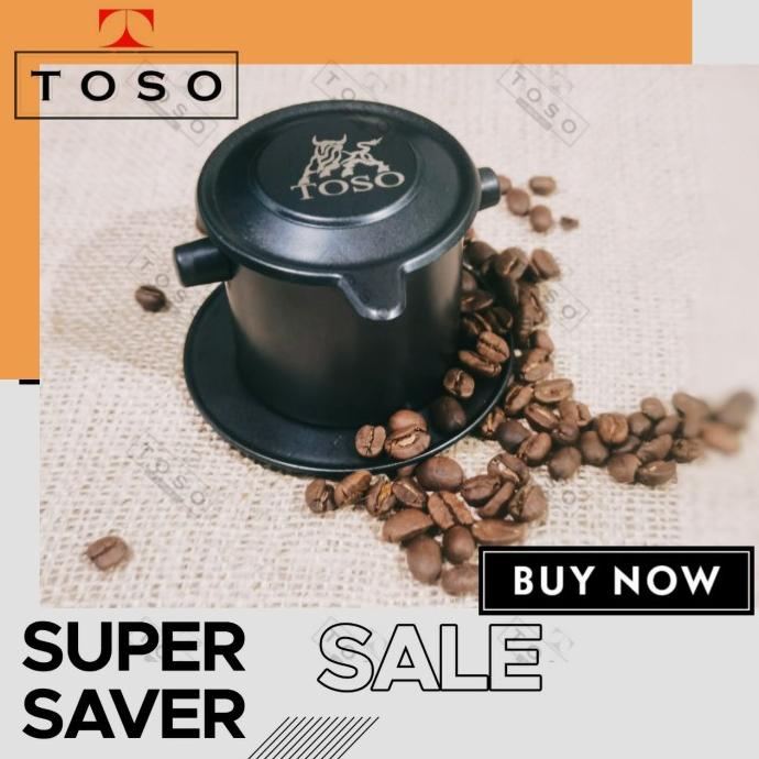 Jual [COD] TOSO BLACK LONG CAM SEKRUP VIETNAM DRIP COFFEE MAKER ...