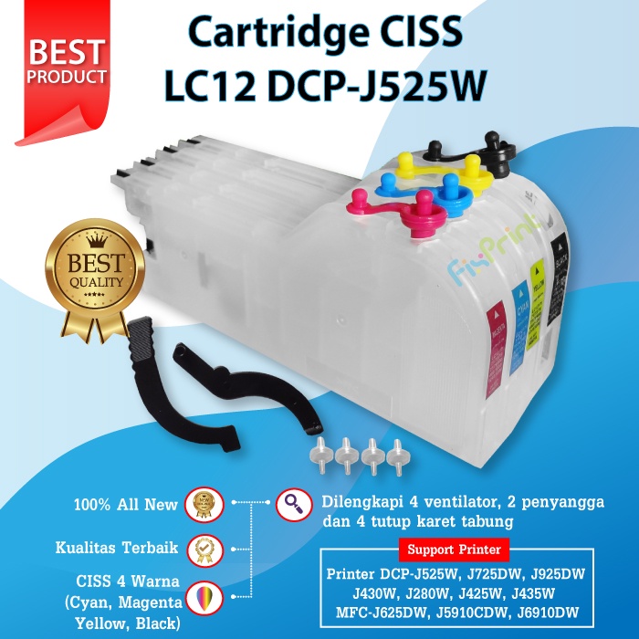 Jual Cartridge Tinta CISS LC-400 LC400 Infus MFC-J5910DW J6710DW ...