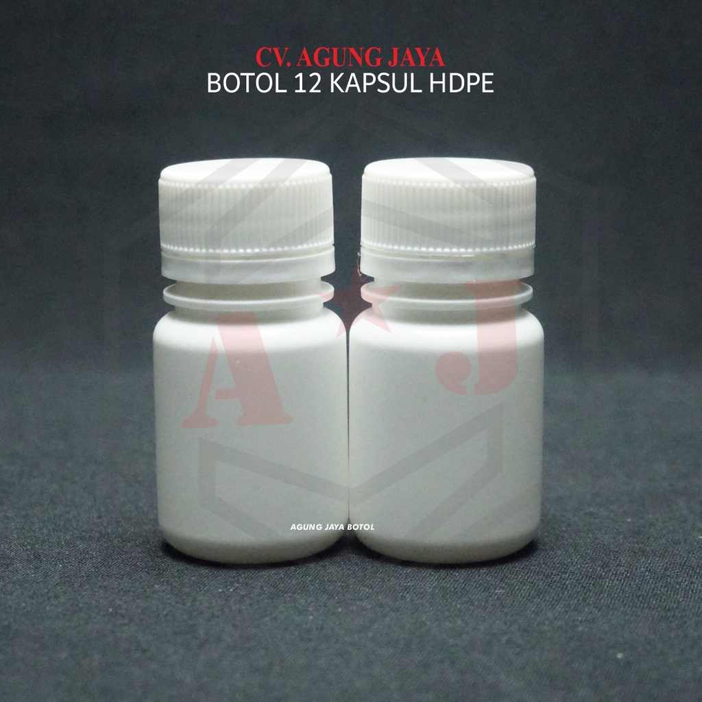 Jual Botol Obat 12 Kapsul/Botol Fermint / Botol Obat/ Botol Kapsul 30 ...