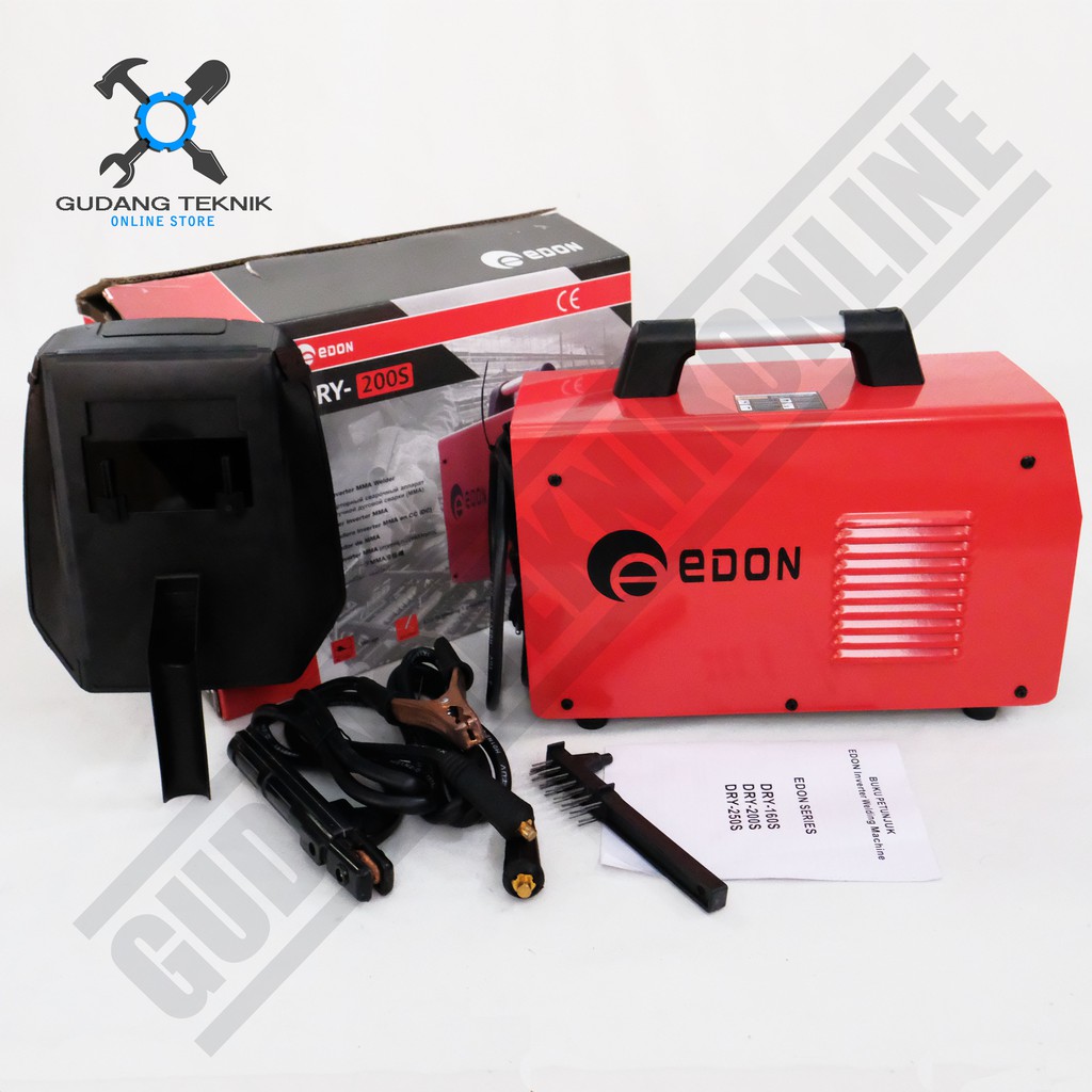 Jual Mesin Las Listrik Inverter Edon Dry S Travo Las Inverter Trafo Las Edon Dry S