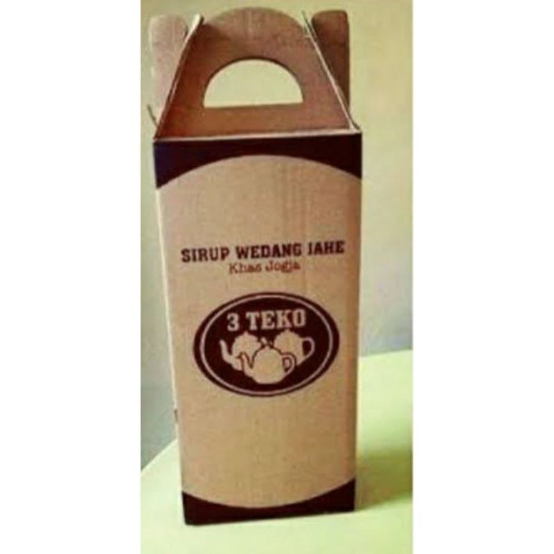 Jual kardus packing sirup jahe / sirup asem untuk oleh-oleh yang cantik ...