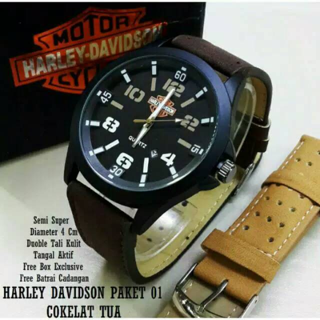 Jual Jam tangan cwo/jam harley davidson Shopee Indonesia
