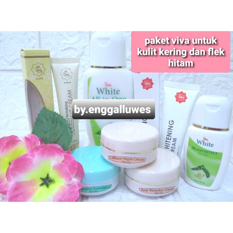 Jual Paket Viva|paket Skincare Viva Untuk Kulit Kering Dan Flek Hitam ...