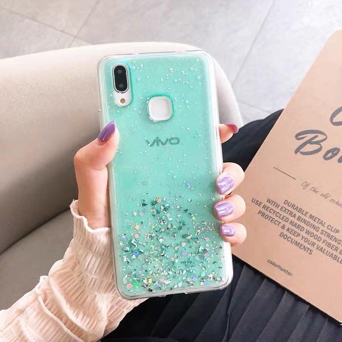 Jual [TPC] CASING VIVO HARD GLITTER STARRY SKY Y91 Y17 Y15 Y12 Y95