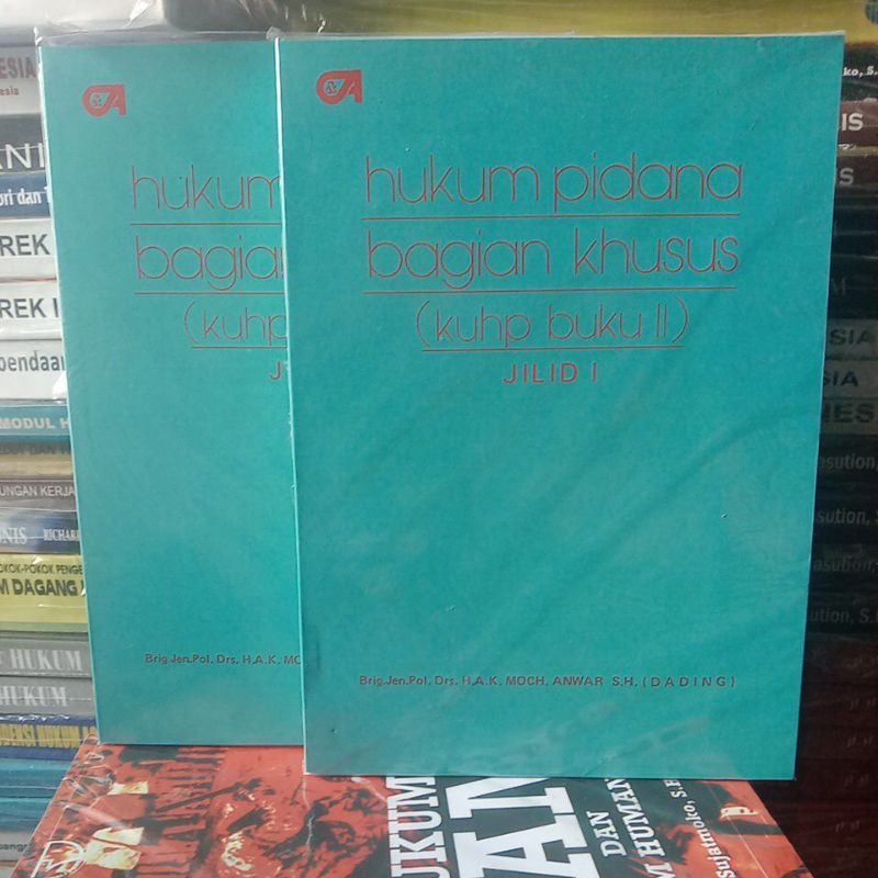 Jual hukum pidana bagian khusus jilid 1 oleh moch anwar | Shopee Indonesia