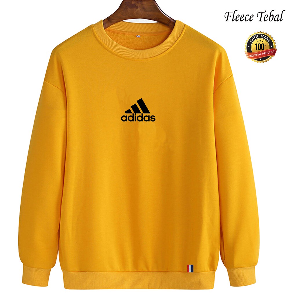 Jual Sweater Pria Lengan Panjang Motif Print Sweater Hoodie ADIDAS