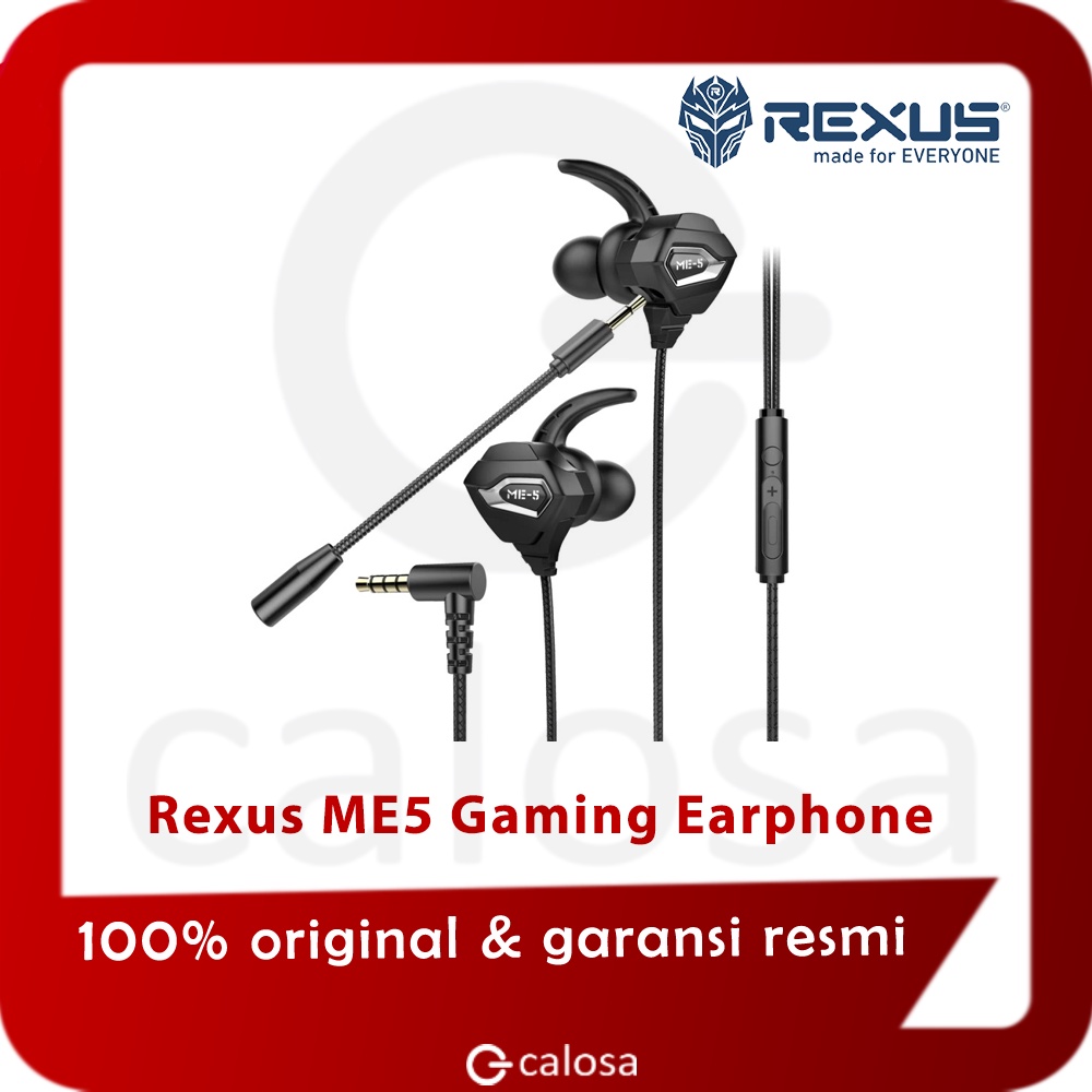 Jual Rexus ME5 Gaming Earphone Vonix ME 5 Headset Game with