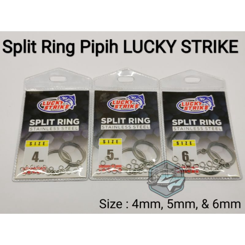 Jual Split Ring Model Pipih Lucky Strike | Shopee Indonesia