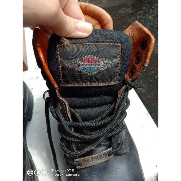 Jual SEPATU BOOTS HARLEY DAVIDSON ORIGINAL Shopee Indonesia