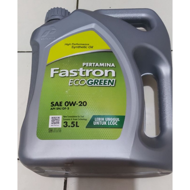 Jual Oli Pertamina Fastron Eco 0W-20 3.5 Liter Original | Shopee Indonesia