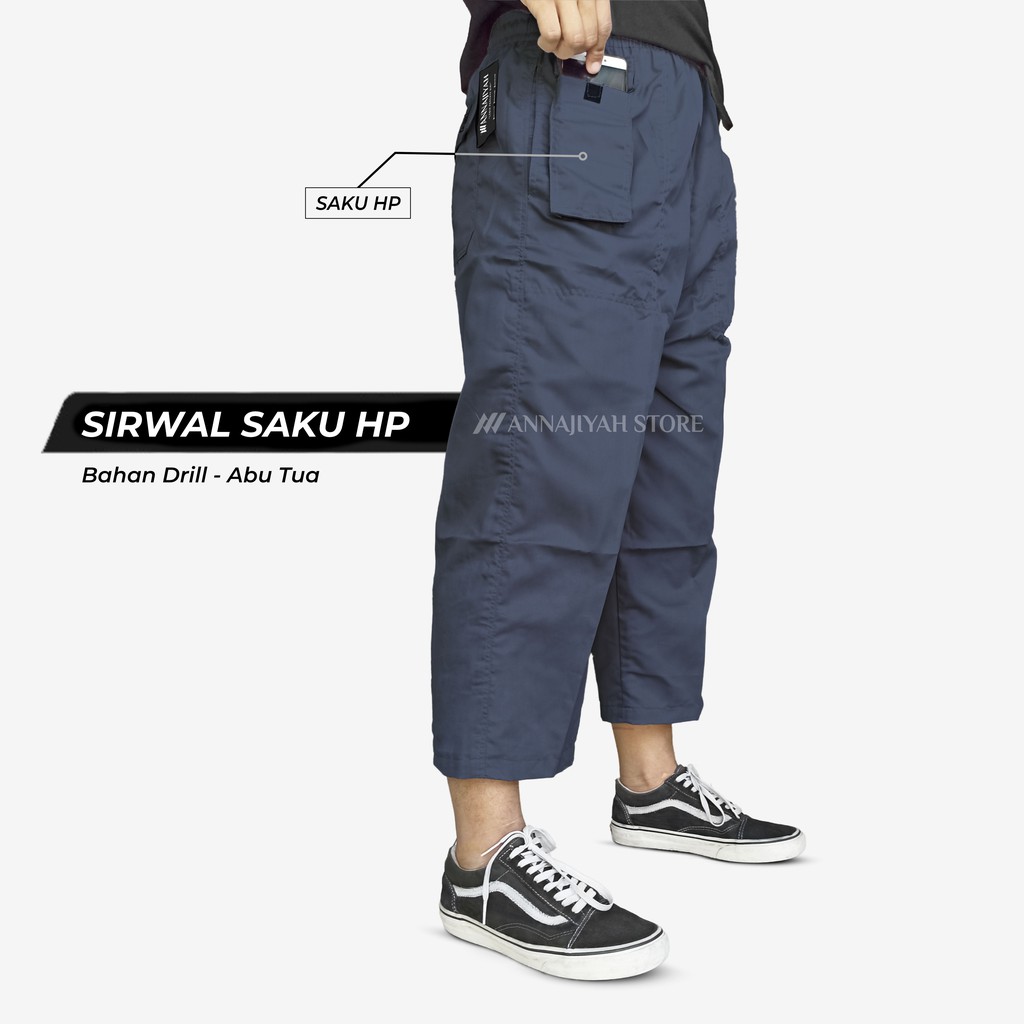 Product image Celana Sirwal SAKU HP Casual Pangsi model Semi Boxer