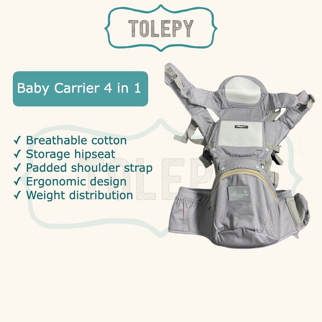 Jual Convertible Baby Carrier 4 in 1/Gendongan Bayi/Hip Seat/Baby