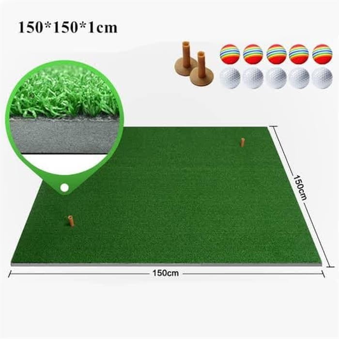 Jual Matras Mat Driving Golf - Karpet Swing Golf Ukuran 1,5m x 1,5m ...