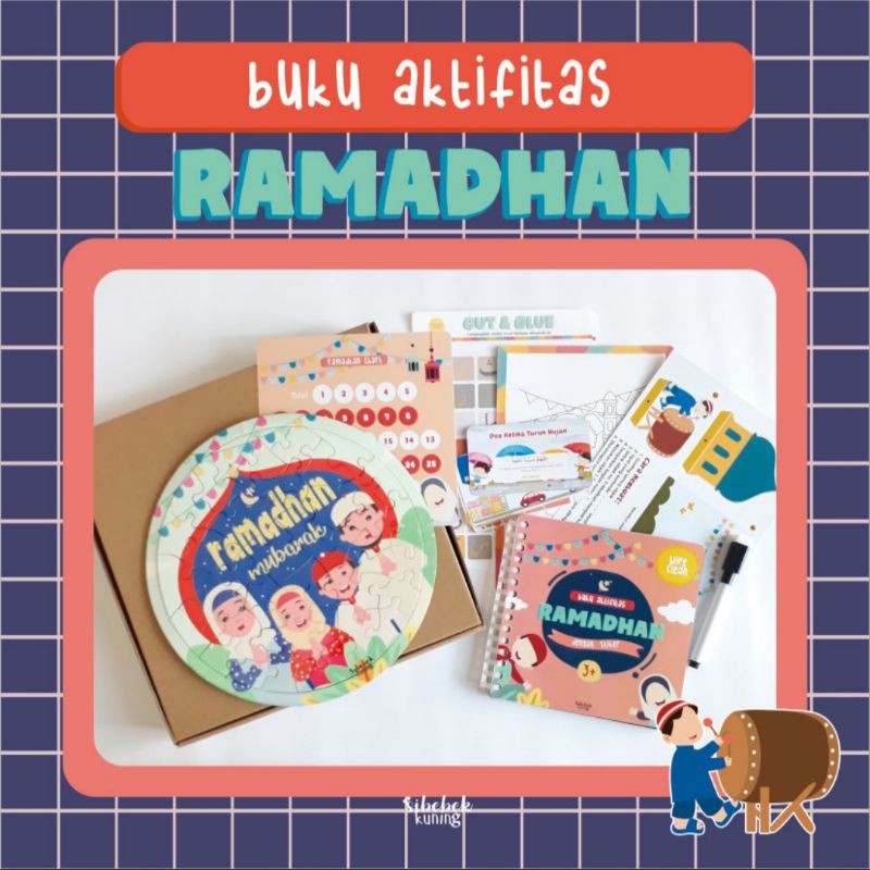 Jual Buku Aktivitas Ramadhan dan Puzzle | wipe and clean dilengkapi ...