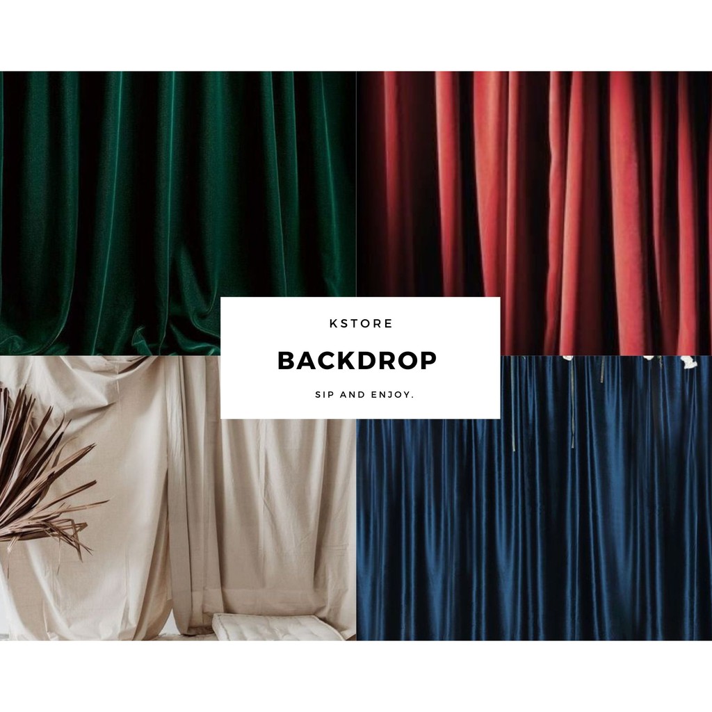 Jual TERMURAH BACKDROP KAIN AESTETIK UNTUK FOTO PRODUK RUMAHAN / KAIN ...
