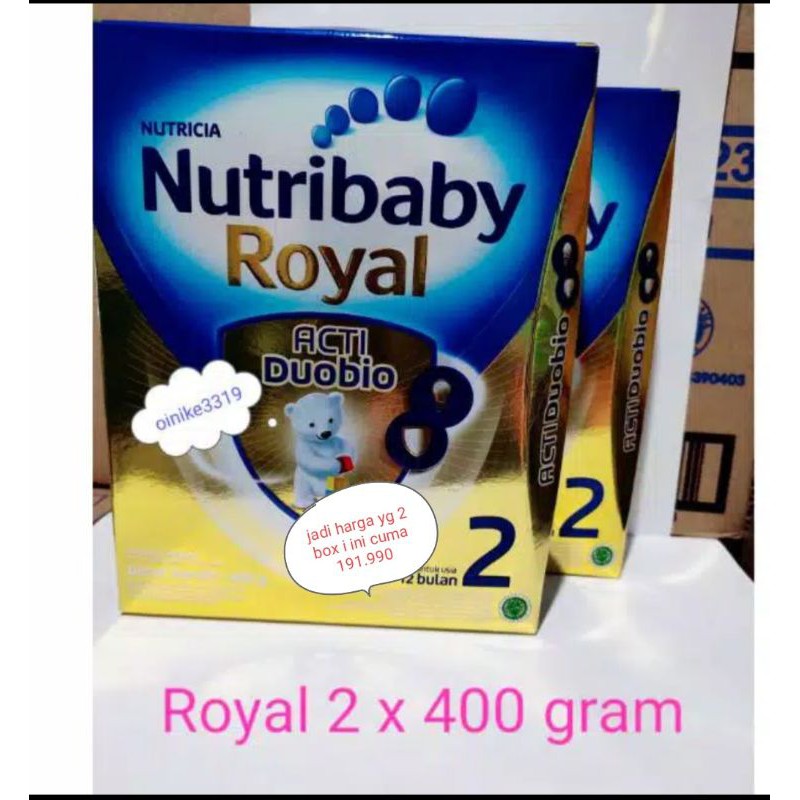 Jual Nutribaby Royal tahap 2 800 gr ( 2 x 400 gram ) | Shopee Indonesia