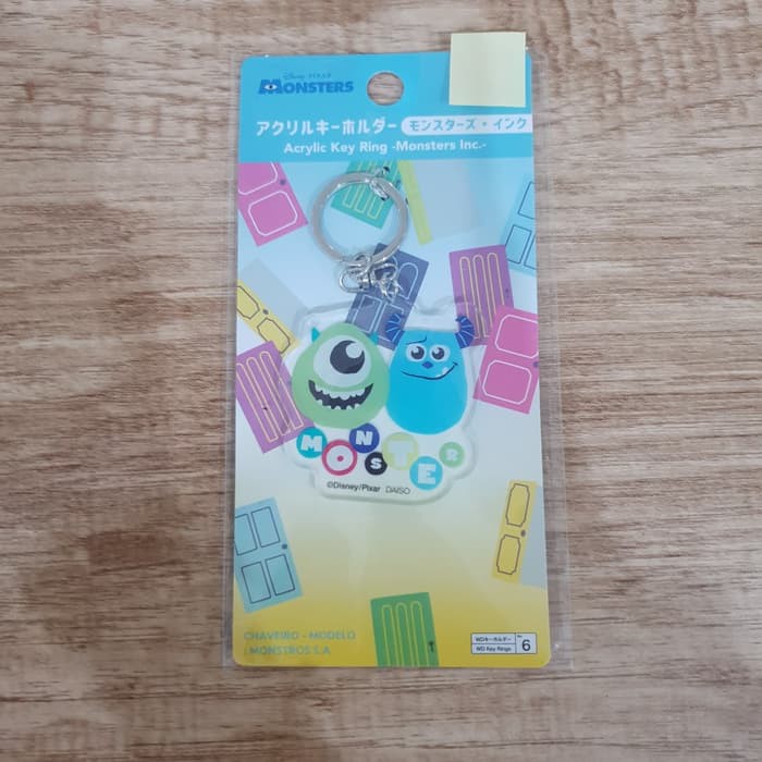 Jual Acrylic Key Ring Gantungan Kunci Akrilik Disney Monsters Inc Japan ...