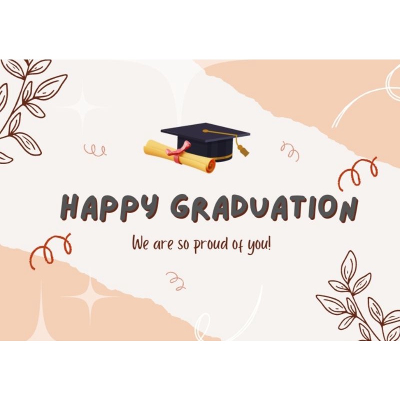 Jual Kartu Wisuda Pop Up Ucapan Kelulusan Happy Graduation Card T