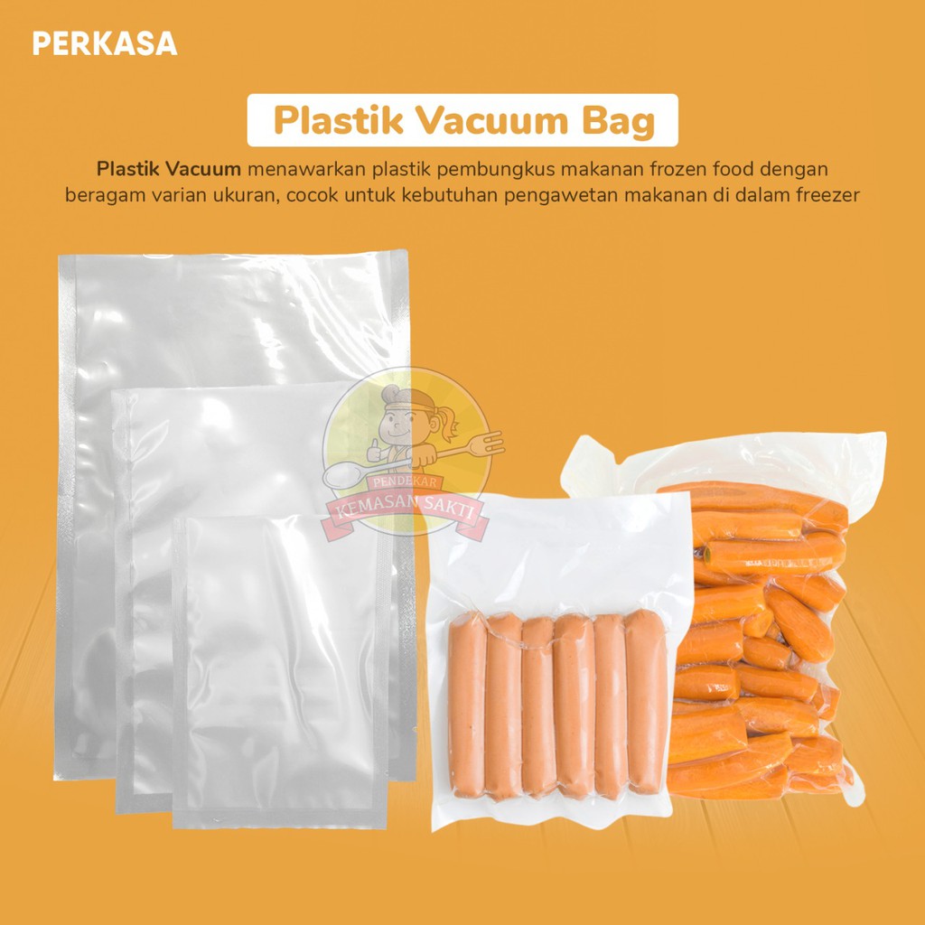 Jual Plastik Vacuum Bag 30x40 / Plastik Vakum Makanan / Vacuum Makanan ...