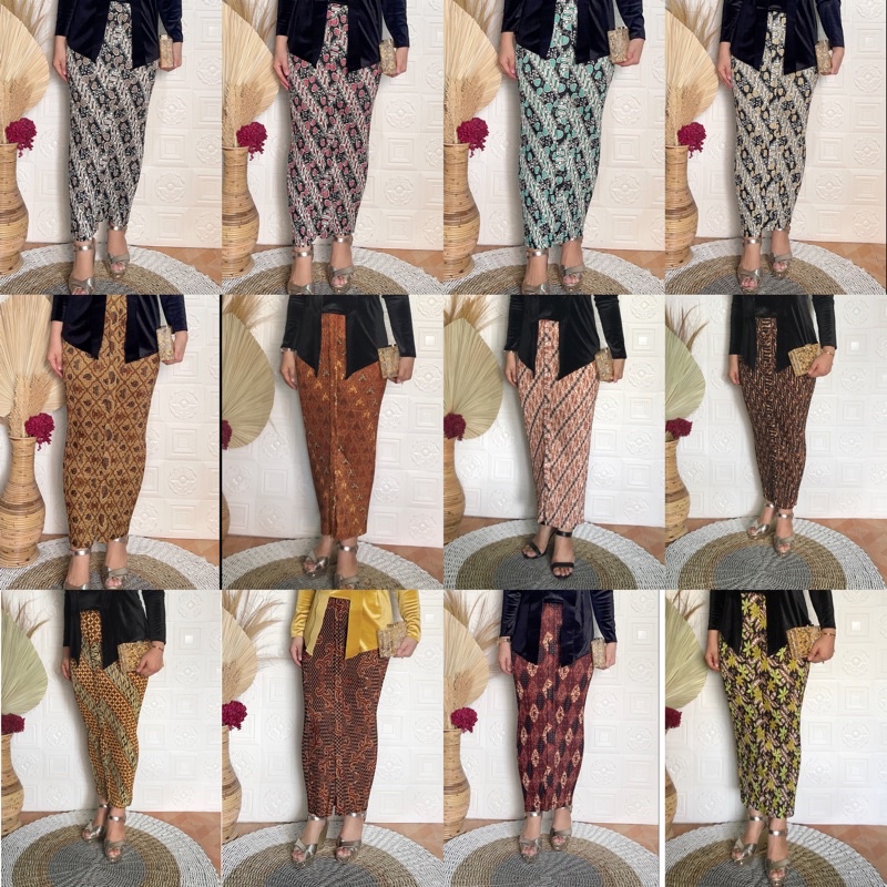 Jual Rok Plisket Batik Wiru Wiron Shopee Indonesia 6641