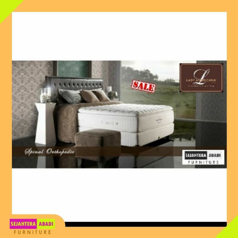 Jual Springbed Lady Americana USA Spinal Orthopedic 180x200 (Sale ...