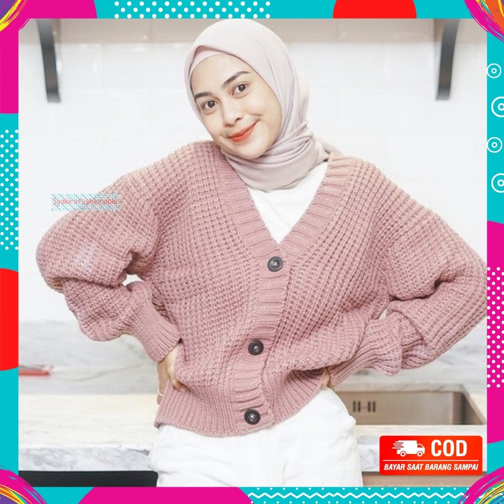 Jual CARDIGAN RAJUT PREMIUM TEBAL JAKET WANITA KARDIGAN IMPORT KOREA ...