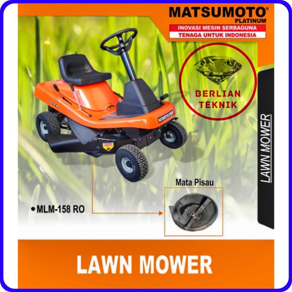 Jual Lawn Mower Mesin Potong Rumput Mobil Ride On Matsumoto Mlm 158 Ro