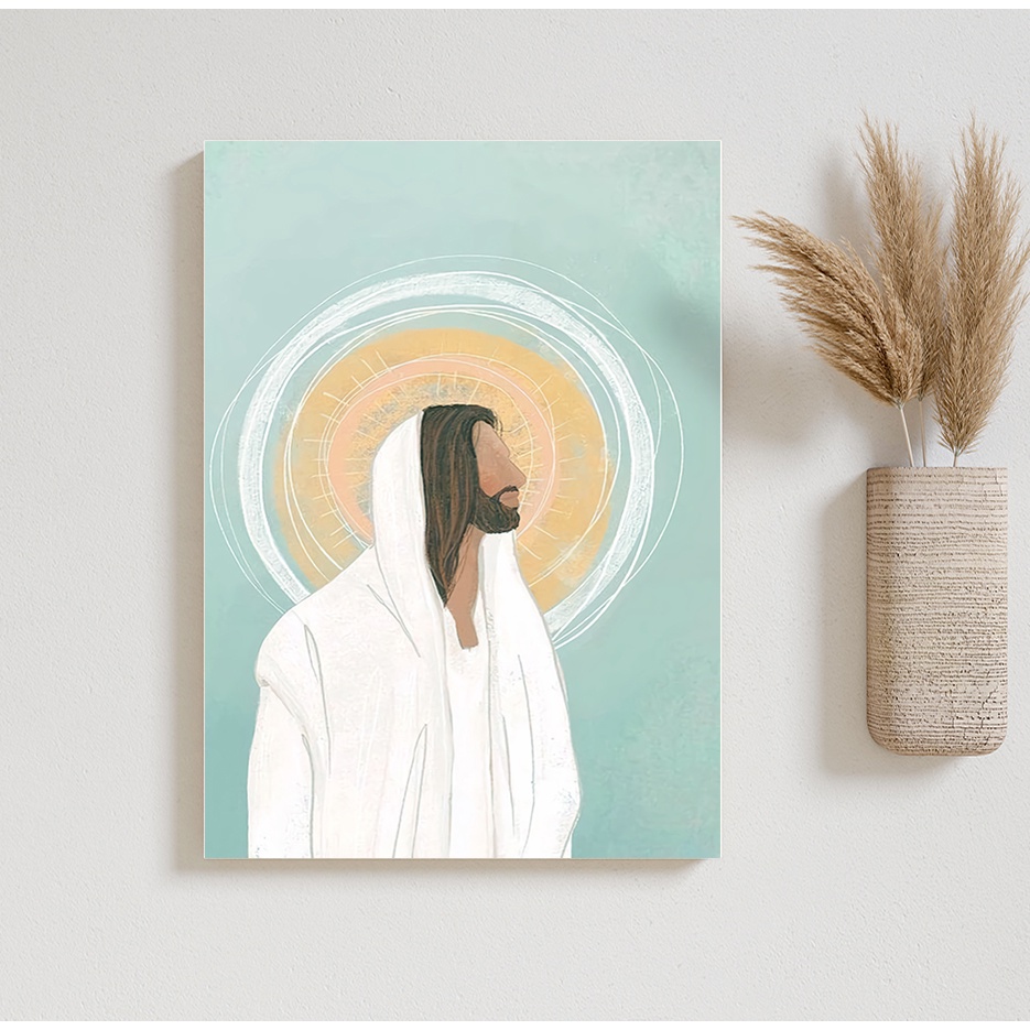 Jual hiasan dinding kristen aesthetic yesus art dekorasi rohani ...