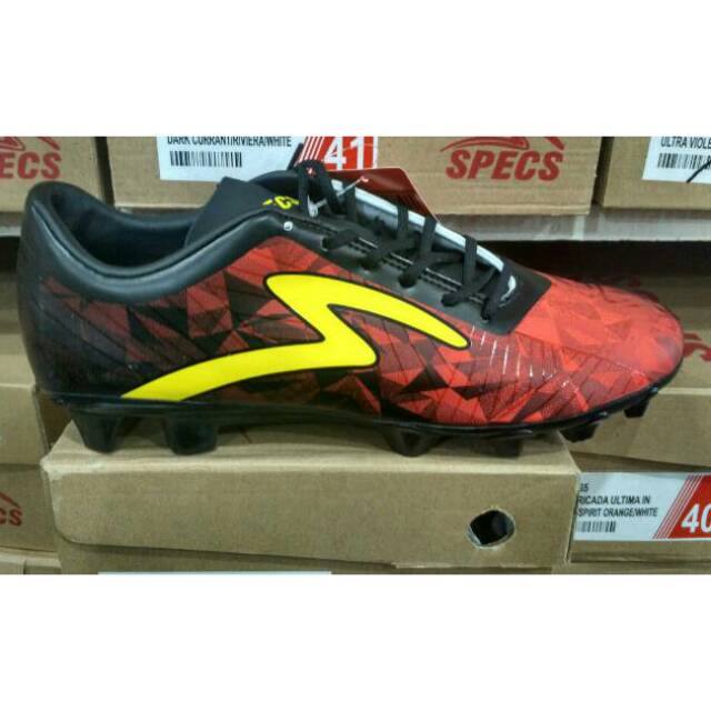Jual SIZE 42 OBRAL SEPATU BOLA SPECS SWERVO DYNAMITE FG BLACK/EMPEROR ...