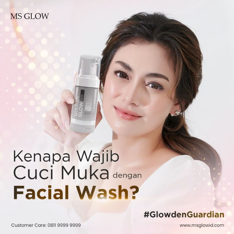 Jual Facial Wash Golden Glow Ms Glow Cuci Muka Golden Glow Ms Glow