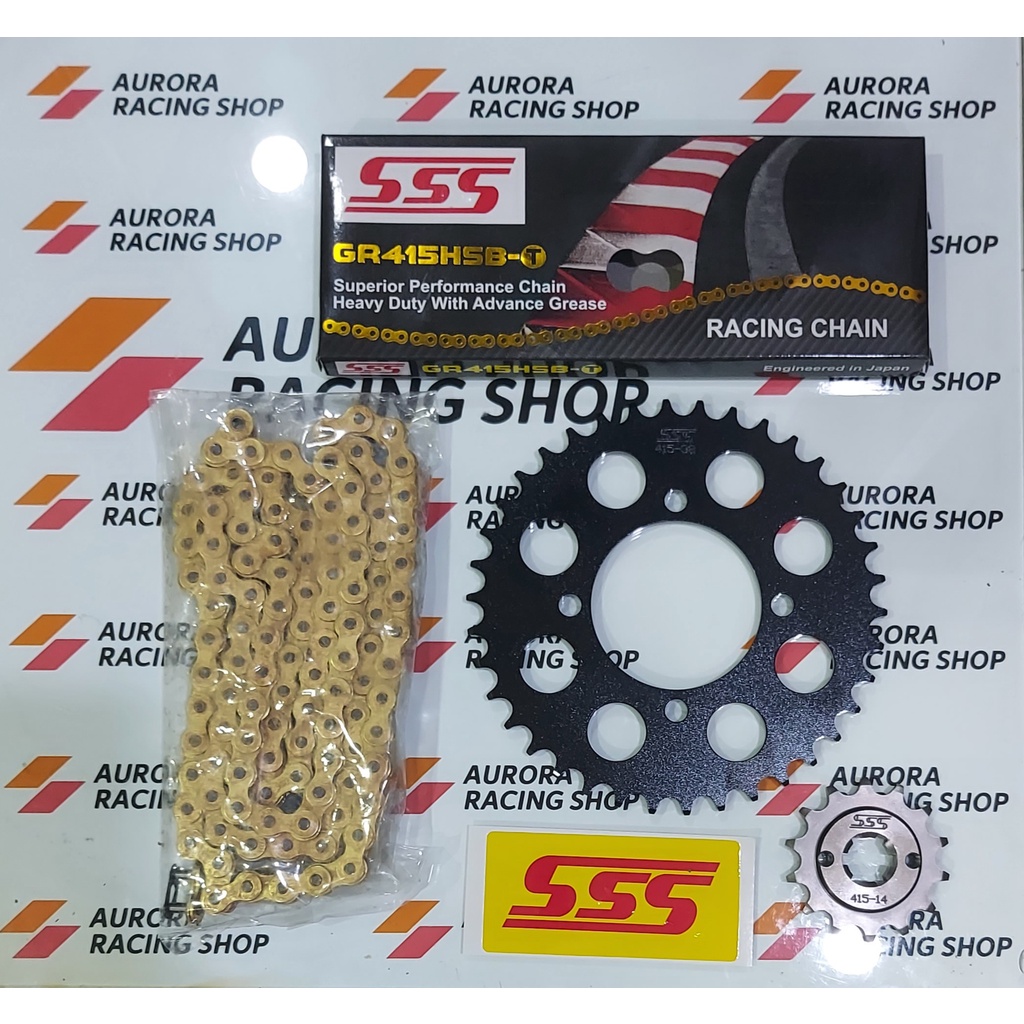 Jual Gear Set Sss Black Cbr R Cb R Sonic R Gtr R Baut Rantai Sss