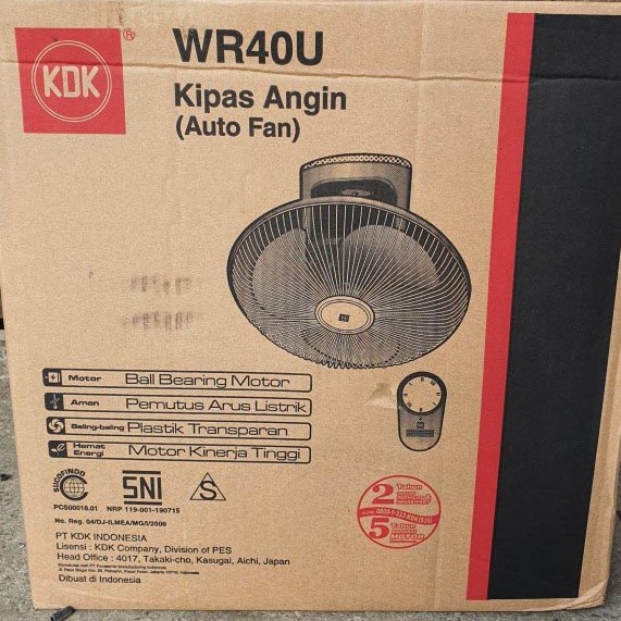 Jual KDK WR40U WR 40U Kipas Angin Plafon Orbit / Ceiling Auto Orbit Fan ...