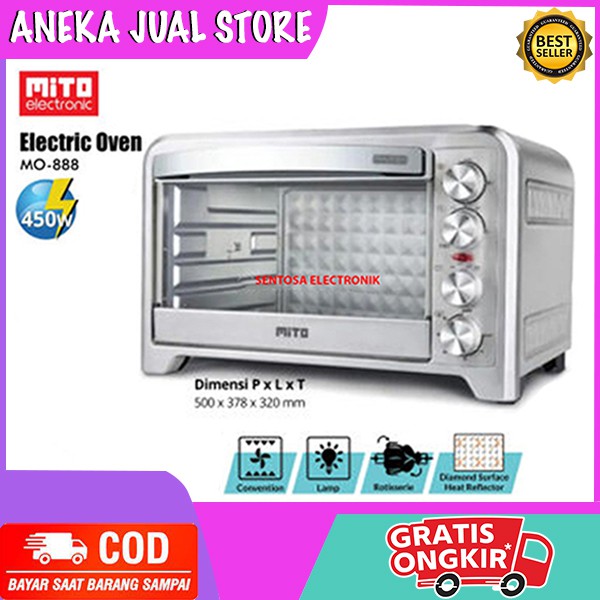 Jual Mito Oven Listrik Fantasy Mo Liter Ukuran Jumbo Garansi