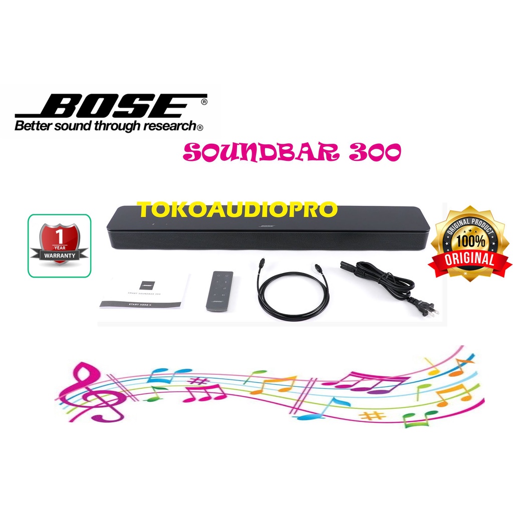 Jual HARGA MURAH Bose Smart Soundbar 300 With Bluetooth | Shopee Indonesia