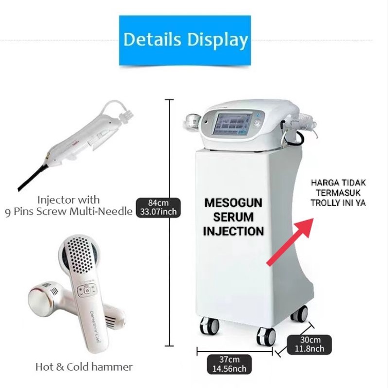 Jual mesogun LK SHINE PRO serum injector needle skin booster inject