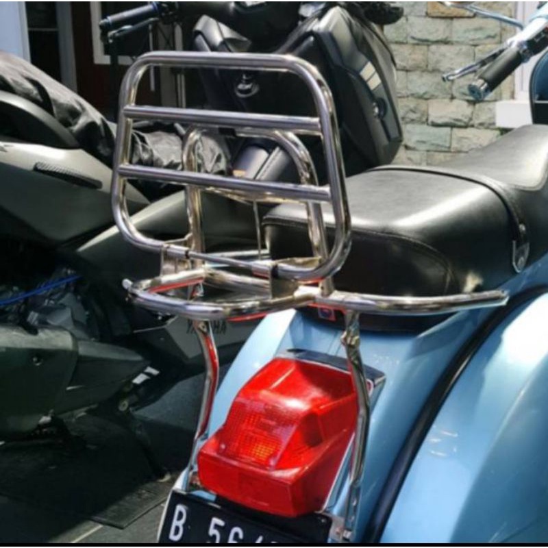Jual back rack Vespa clasik/PX new PX Excel super dll Shopee Indonesia