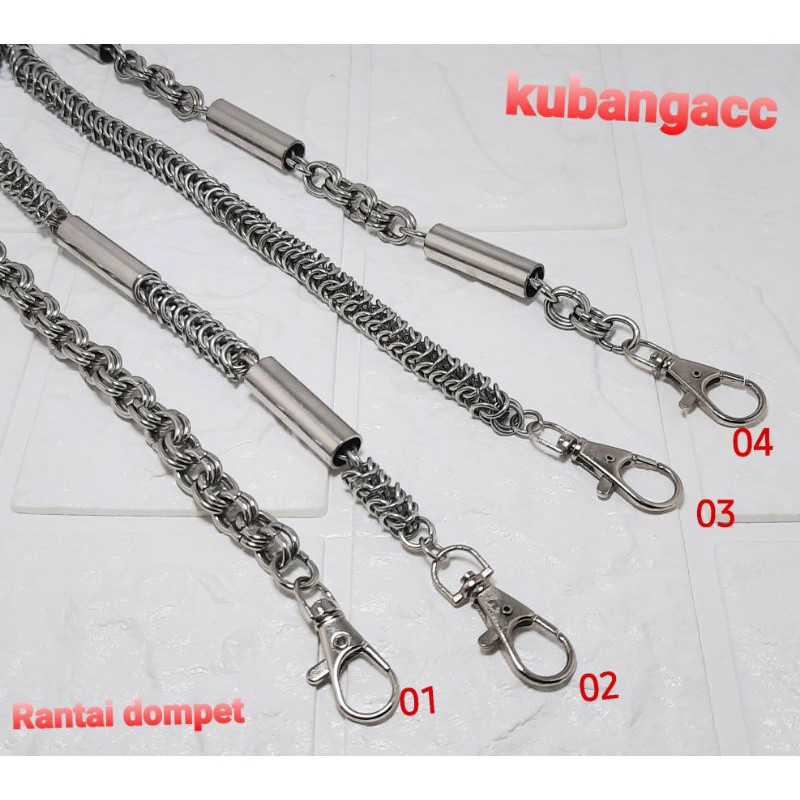 Jual Rantai Dompet Tali Dompet Gantungan Dompet Baja Putih Mainan