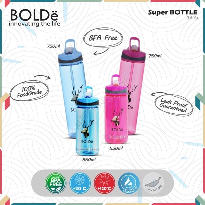 Jual MICTON Bolde Super Bottle Dakota 550ML Shopee Indonesia