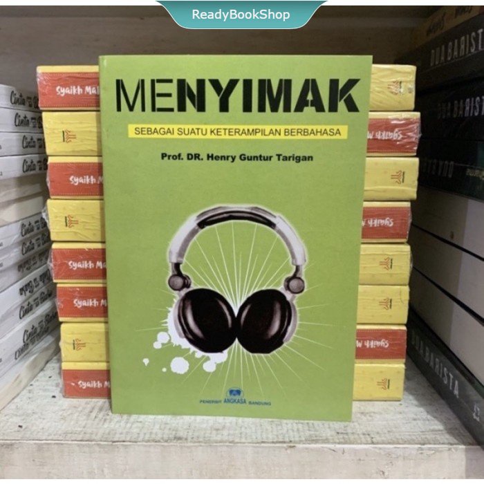 Jual Buku Menyimak Sebagai Suatu Keterampilan Berbahasa Henry Guntur