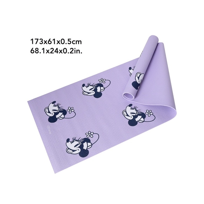 Jual MINISO YOGA MATT 5mm MINNIE MICKEY MOUSE COLLECTION CARTOON HEAD
