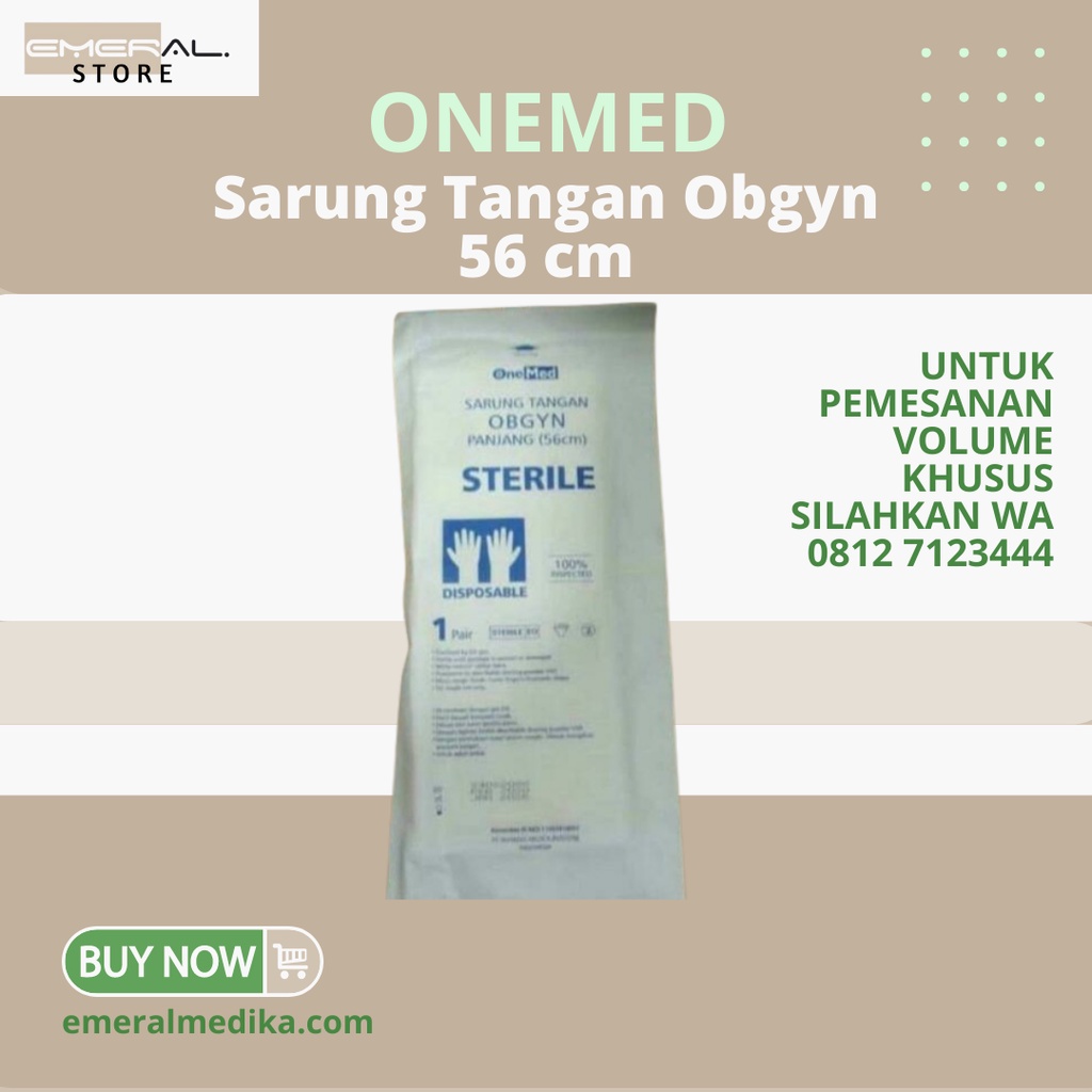 Jual Sarung Tangan Obgyn Steril Cm Sarung Tangan Medis Cm Onemed