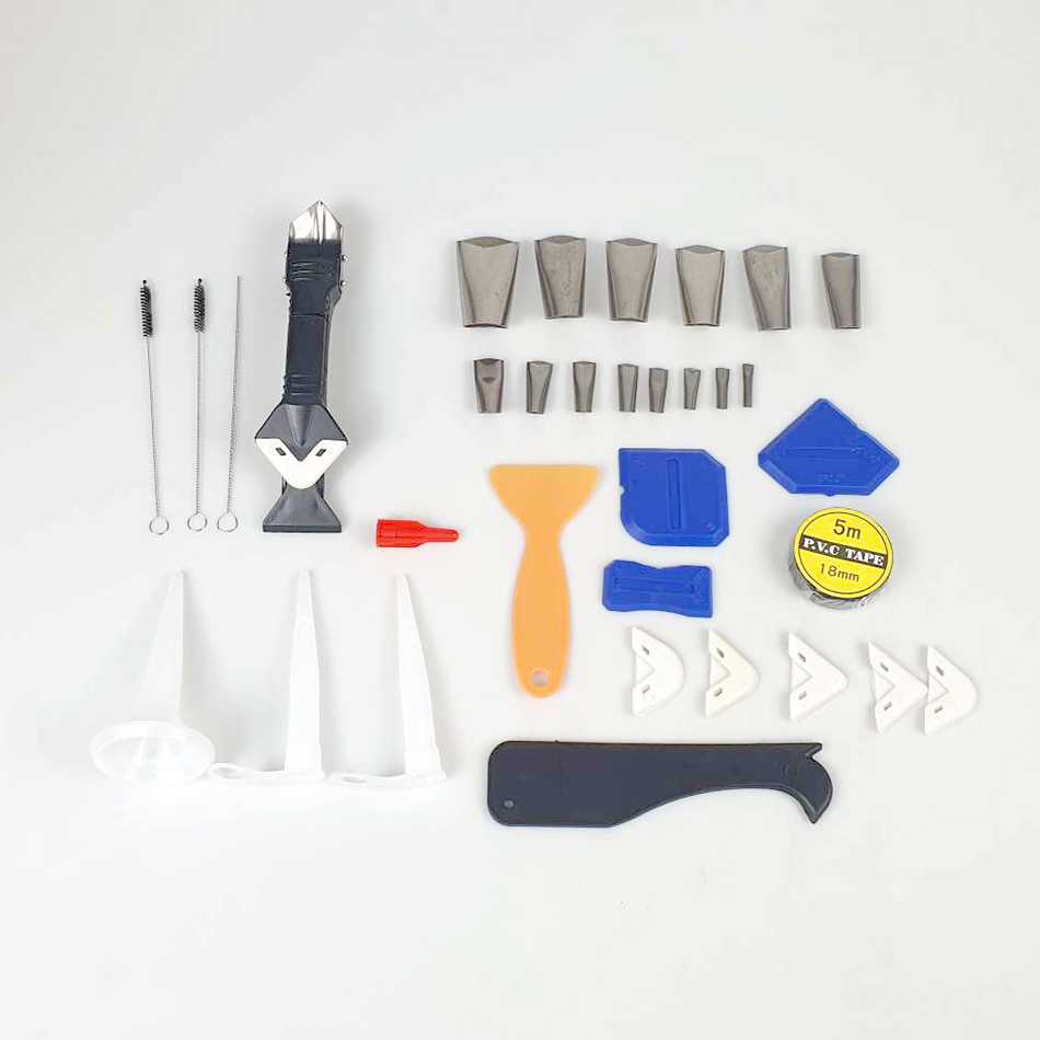 Jual Aalat Pembersih Perapi Lem silikon Scraper 33 in 1 - WL001 ...